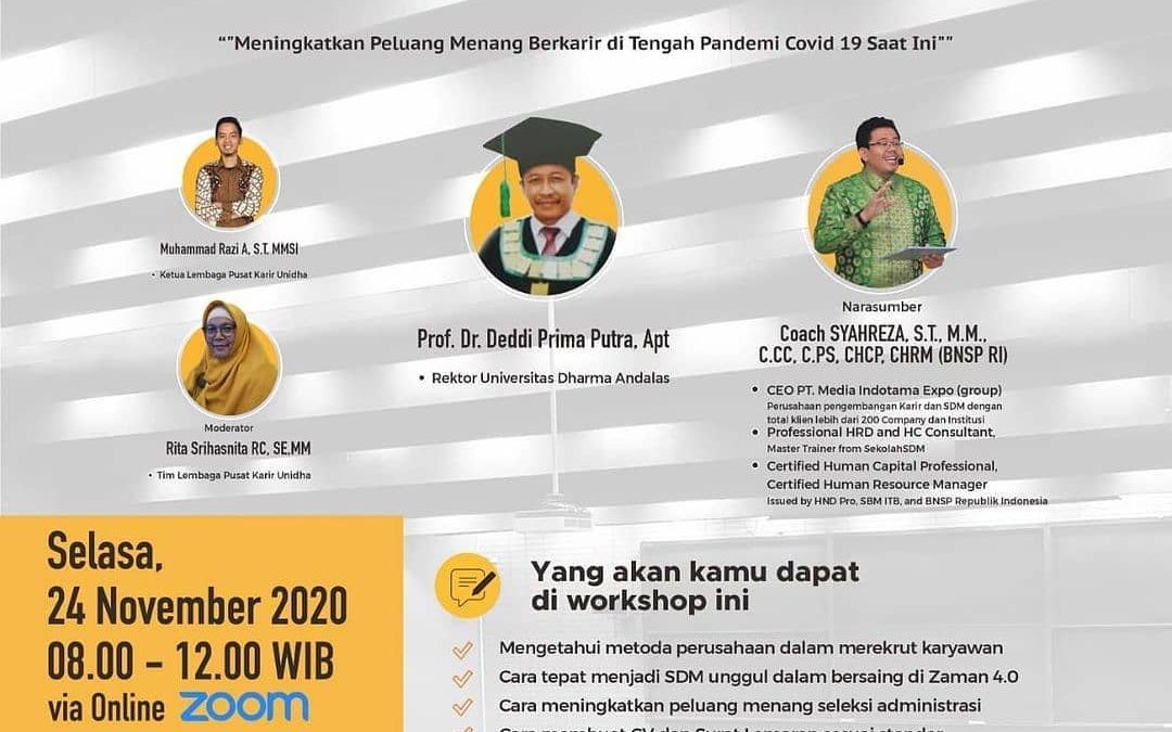 PEMBEKALAN WISUDAWAN XLVIII UNIVERSITAS DHARMA ANDALAS