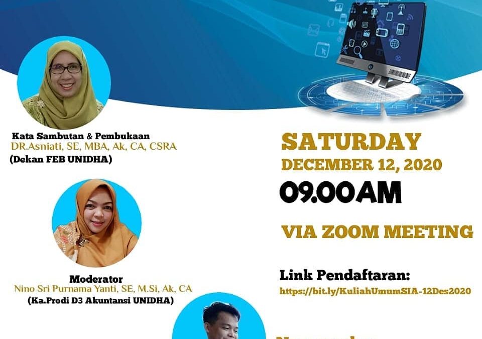 KULIAH UMUM dengan Tema: “The Real Practice Of Accounting Information System At Antareja, Jakarta”