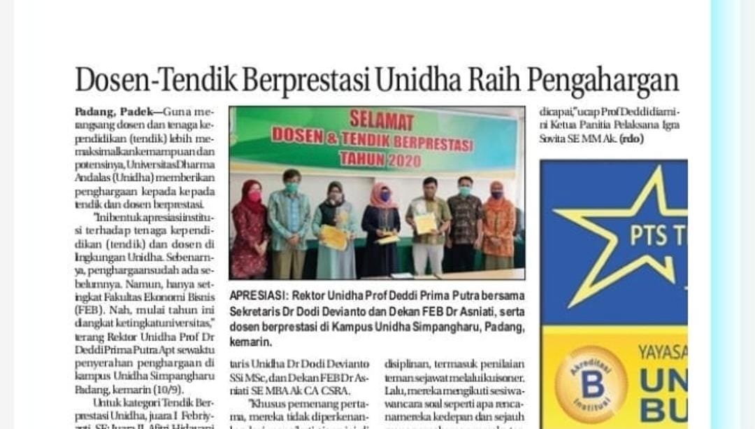 Dosen dan Tenaga Kependidikan Berprestasi